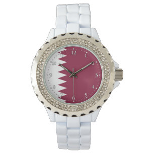 Reloj De Pulsera Bandera de Qatar