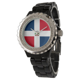Reloj De Pulsera Bandera de República Dominicana