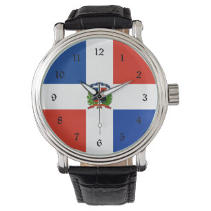 Reloj De Pulsera Bandera de República Dominicana