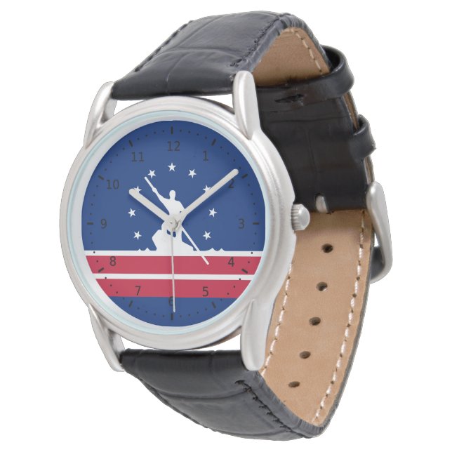 Reloj De Pulsera Bandera de Richmond, Virginia (Angular)