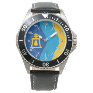 Reloj De Pulsera Bandera de Riverside (California) City Watch