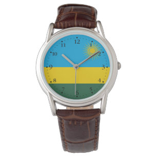 Reloj De Pulsera Bandera de Ruanda