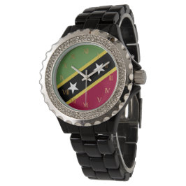Reloj De Pulsera Bandera de Saint Kitts y Nevis