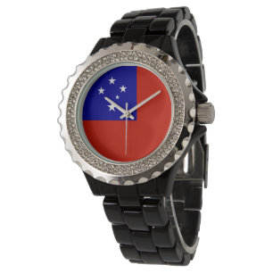 Reloj De Pulsera Bandera de Samoa