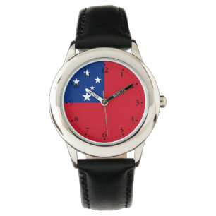 Reloj De Pulsera Bandera de Samoa