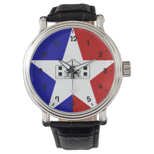 Reloj De Pulsera Bandera de San Antonio, Texas Watch
