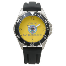 Reloj De Pulsera Bandera de San Bernardino (California)