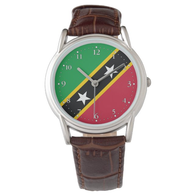Reloj De Pulsera Bandera de San Cristóbal y Nieves (Anverso)