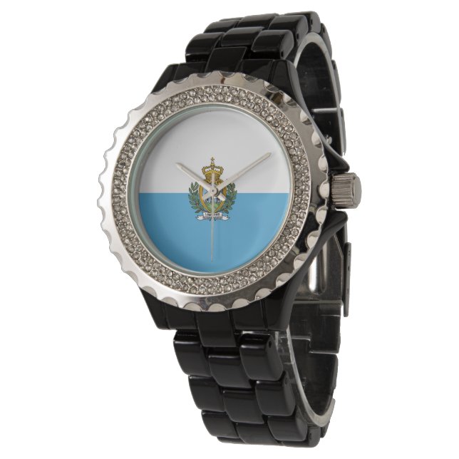 Reloj De Pulsera Bandera de San Marino (Angular)