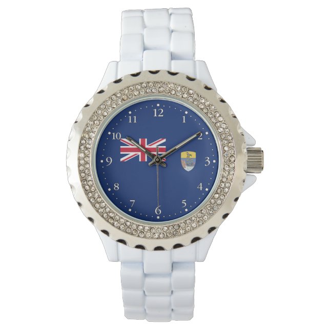 Reloj De Pulsera Bandera de Santa Elena (Anverso)