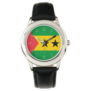 Reloj De Pulsera Bandera de Santo Tomé y Príncipe