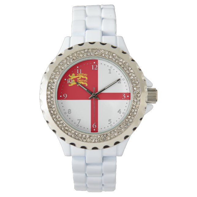 Reloj De Pulsera Bandera de Sark (Anverso)