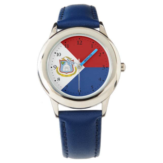 Reloj De Pulsera Bandera de Sint Maarten (Anverso)