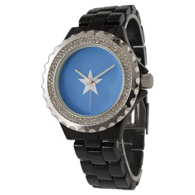 Reloj De Pulsera Bandera de Somalia (Angular)