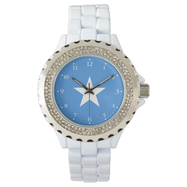 Reloj De Pulsera Bandera de Somalia (Anverso)
