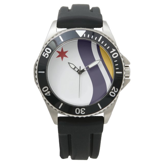 Reloj De Pulsera Bandera de South Bend (Indiana) (Anverso)