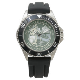 Reloj De Pulsera Bandera de Staten Island (municipio de Nueva York)