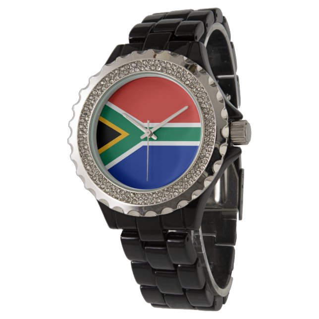 Reloj De Pulsera Bandera de Sudáfrica (Angular)