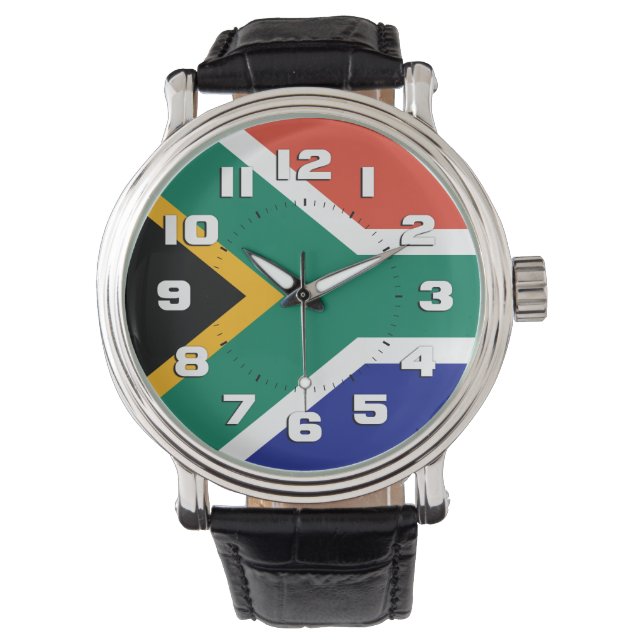 Reloj De Pulsera Bandera de Sudáfrica (Anverso)
