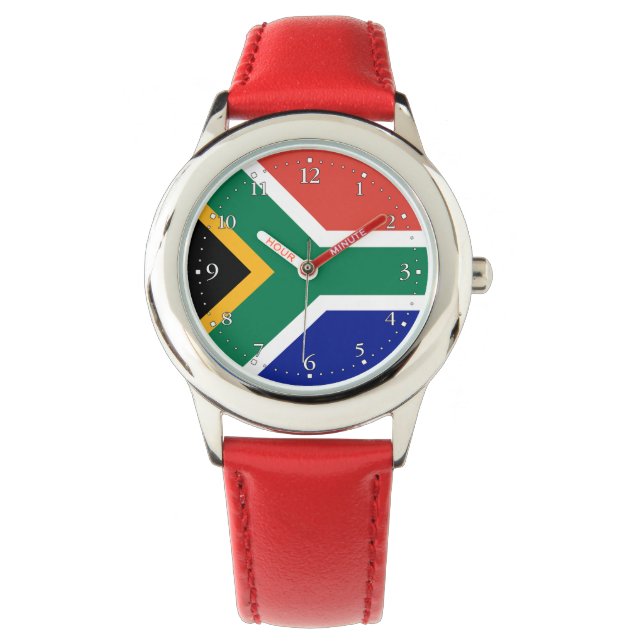 Reloj De Pulsera Bandera de Sudáfrica (Anverso)