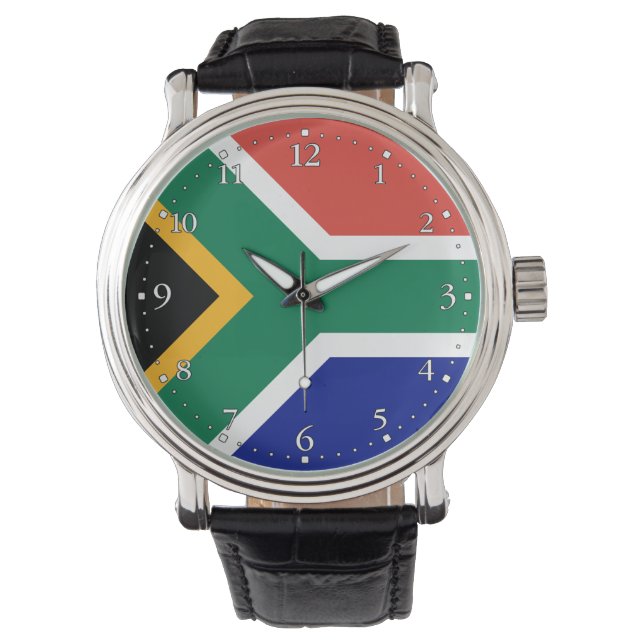 Reloj De Pulsera Bandera de Sudáfrica (Anverso)