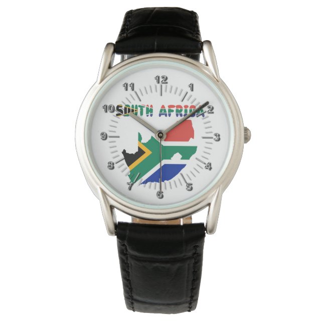 Reloj De Pulsera Bandera de Sudáfrica (Anverso)