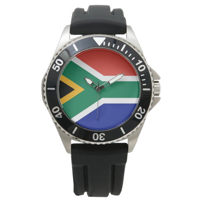 Reloj De Pulsera Bandera de Sudáfrica (Anverso)