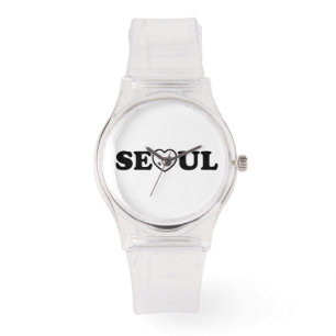 Reloj De Pulsera Bandera de Taegeukgi, el corazón del amor de Seúl