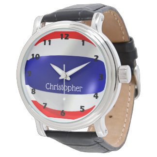 Reloj De Pulsera Bandera de Tailandia