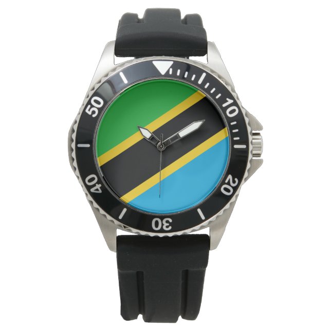 Reloj De Pulsera Bandera de Tanzania (Anverso)