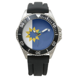 Reloj De Pulsera Bandera de Topeka (Kansas)