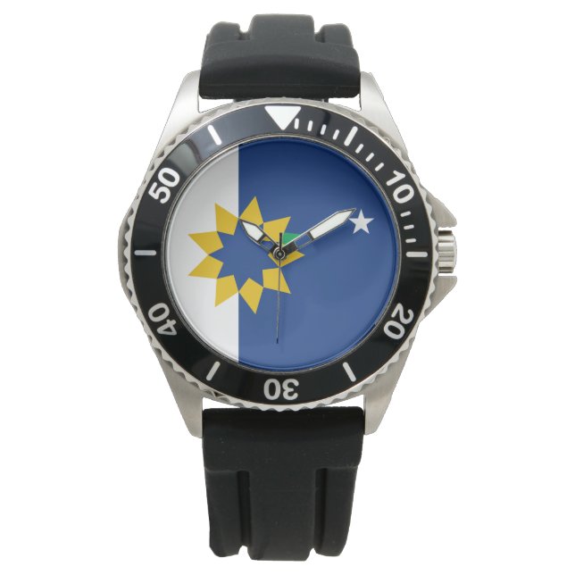 Reloj De Pulsera Bandera de Topeka (Kansas) (Anverso)