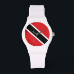 Reloj De Pulsera Bandera de Trinidad y Tobago<br><div class="desc">Bandera de Trinidad y Tobago</div>