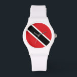 Reloj De Pulsera Bandera de Trinidad y Tobago<br><div class="desc">Bandera de Trinidad y Tobago</div>