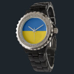 Reloj De Pulsera Bandera de Ucrania<br><div class="desc">¡Un regalo ideal para todos los patriotas de su país!</div>