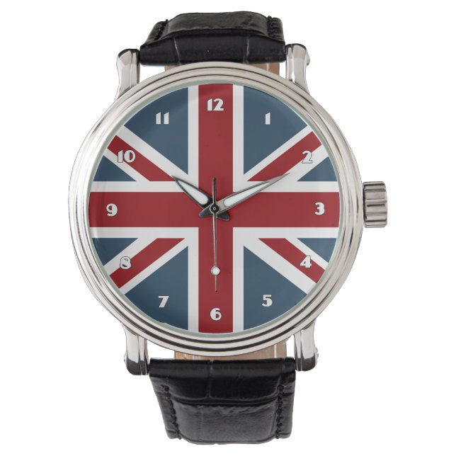 Reloj De Pulsera Bandera de unión clásica (Anverso)