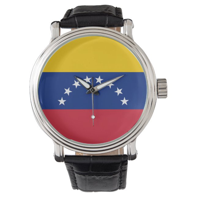 Reloj De Pulsera Bandera de Venezuela (Anverso)