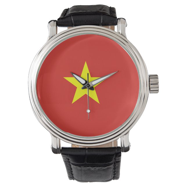 Reloj De Pulsera Bandera de Vietnam (Anverso)