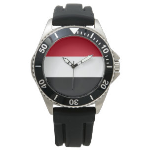 Reloj De Pulsera Bandera de Yemen