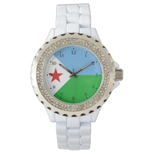 Reloj De Pulsera Bandera de Yibuti