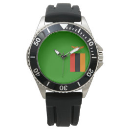 Reloj De Pulsera Bandera de Zambia