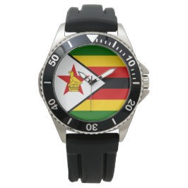 Reloj De Pulsera Bandera de Zimbabue