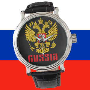 Reloj De Pulsera Bandera del águila imperial rusa