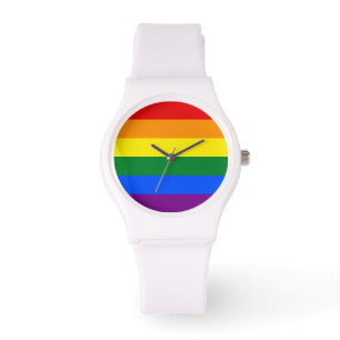 Reloj De Pulsera Bandera del Arcoíris