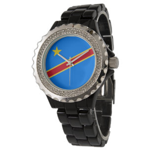 Reloj De Pulsera Bandera del Congo