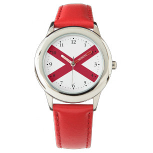 Reloj De Pulsera Bandera del estado de Alabama