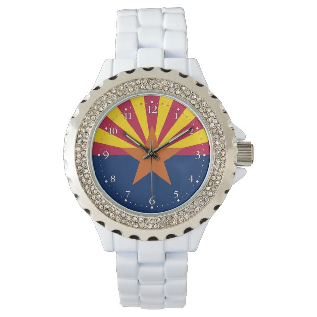 Reloj De Pulsera Bandera del estado de Arizona (Anverso)