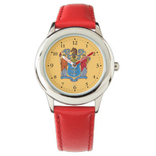 Reloj De Pulsera Bandera del estado de Nueva Jersey