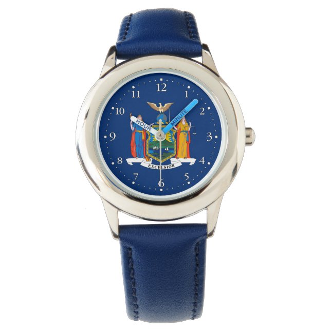 Reloj De Pulsera Bandera del Estado de Nueva York (Anverso)