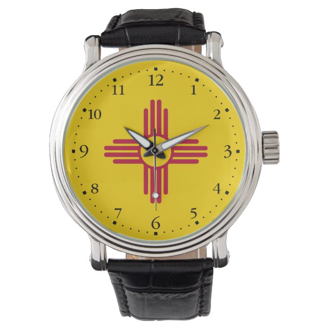 Reloj De Pulsera Bandera del estado de Nuevo México (Anverso)